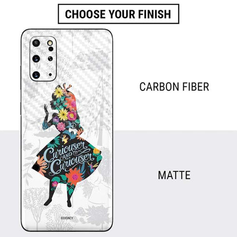 Disney Alice in Wonderland (animated) Silhouette Curiouser and Curiouser Galaxy S20 Plus Skin
